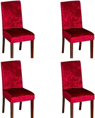 Vista 51 de XMNTG Juego de 6 fundas para sillas de Navidad, con estampado de ciervos, decoración de Navidad, fundas extraíbles para sillas antideslizantes Negro