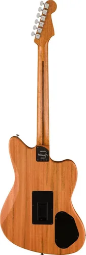 Vista 2 de Fender Acoustasonic Player Jazzmaster Guitarra Acústica Eléctrica, con garantía de 2 años, Sunburst de 2 colores, diapasón de palisandro, con bolsa