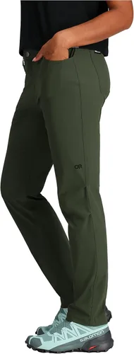Vista 3 de Outdoor Research Pantalones Ferrosi para mujer, equipo ligero para senderismo, escalada, campamento