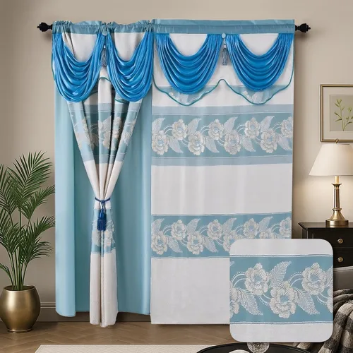 Vista 11 de YHSF Cortinas elegantes para oscurecer la habitación para sala de estar y dormitorios, 54 pulgadas de ancho x 84 pulgadas de largo, juego de 2 Marrón