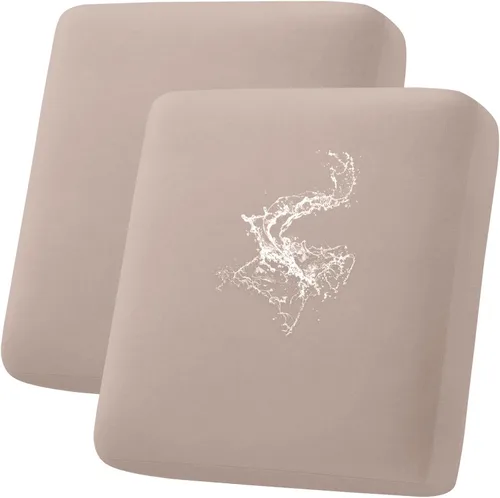 Vista 57 de hyha Fundas de cojín impermeables para sofá, funda elástica para asiento de sofá para perro, lavable, antideslizante, impermeable, fundas de cojín