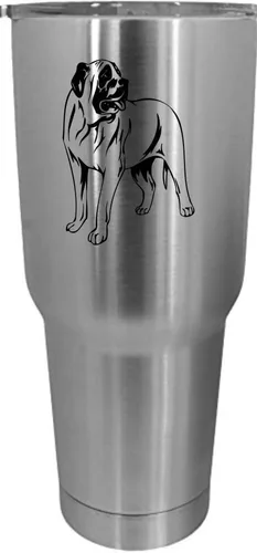 Vista 91 de Cairn Terrier - Vaso grabado con temática de perro, 30 onzas