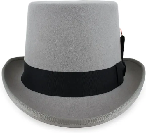 Vista 8 de Belfry Topper, sombrero 100% de algodón con forro satinado, negro, disponible en 4 tallas, para hombre