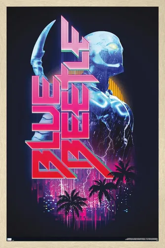 Vista 5 de Trends International Póster de pared de DC Comics Movie Blue Beetle Versión sin marco