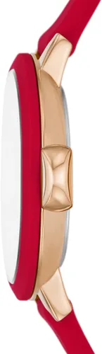 Vista 2 de Kate Spade New York Park Row - reloj de cuarzo de acero inoxidable y silicona para mujer