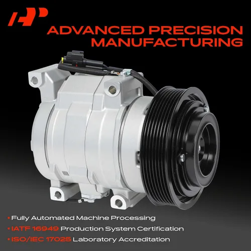 Vista 3 de Compresor de CA A-Premium con embrague compatible con Toyota Para Toyota RAV4 2001-2005 2.0L 2.4L