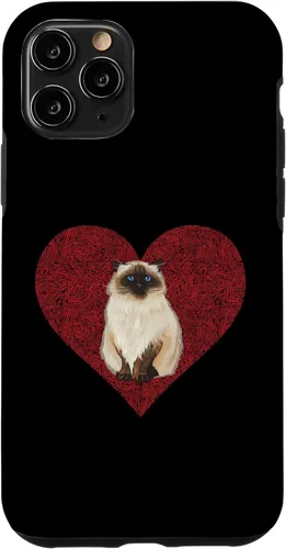 Vista 10 de Funda para iPhone 14 Himalaya Día de San Valentín Cat Love