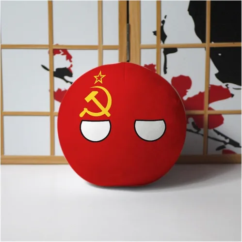 Vista 28 de Polandball Countryballs Muñeco de peluche Ucrania España Hungría Portugal Rumanía Grecia Austria México Polonia Ball (15,3.8 pulgadas)