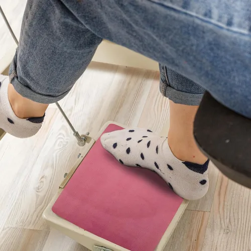 Vista 6 de Almohadilla antideslizante para pedal de máquina de coser, alfombrilla de pedal de máquina de coser, alfombrilla de goma antideslizante que mantiene