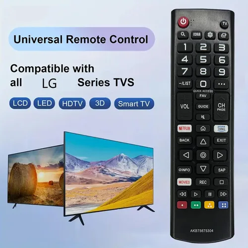 Vista 2 de AKB75675304 Reemplazo de control remoto universal, apto para LG Smart TV 32LM570BPUA 32LM620BPUA 32LM630BPUB 55UM69 65UM73000PUA 55UM6900PUA