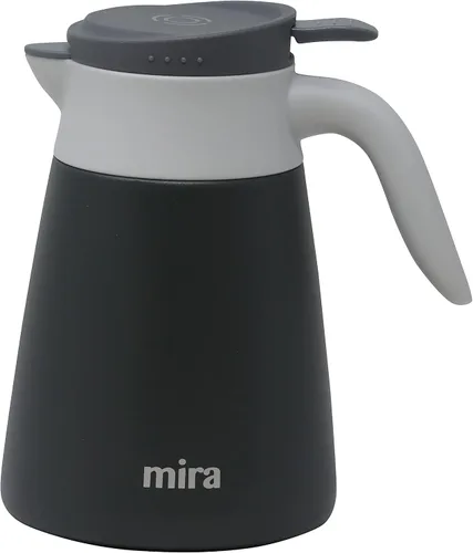 Vista 11 de MIRA Servidor de jarra de café aislado, dispensador de café de acero inoxidable, 27 onzas, azul rey