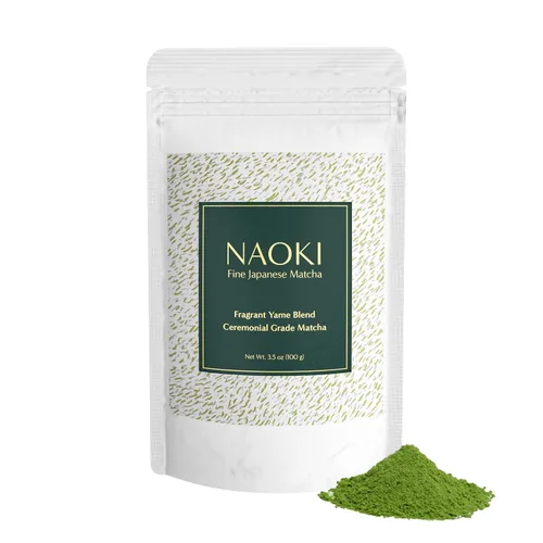Vista 6 de Naoki Matcha Mezcla Fragante de Yame – Auténtico Polvo de Té Verde Matcha Japonés de Primera Cosecha de Grado Ceremonial de Yame, Fukuoka