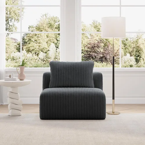 Vista 66 de Novilla - Sofá biplaza modular de 70.8 pulgadas, sofá modular de espacio pequeño, moderno sofá de nube con soporte Smarts Coil®, sofá seccional sin
