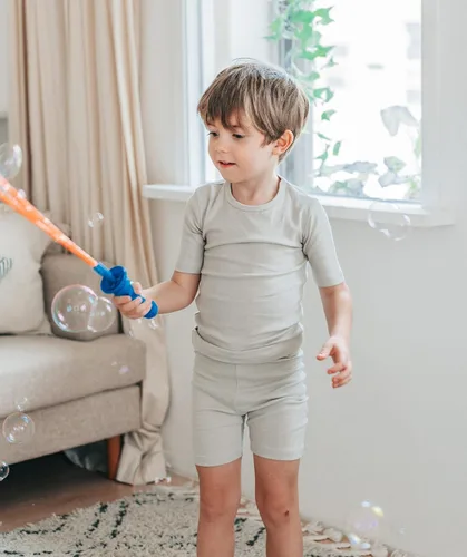 Vista 125 de AVAUMA - Pijama para niños y niñas de algodón básico para uso diario