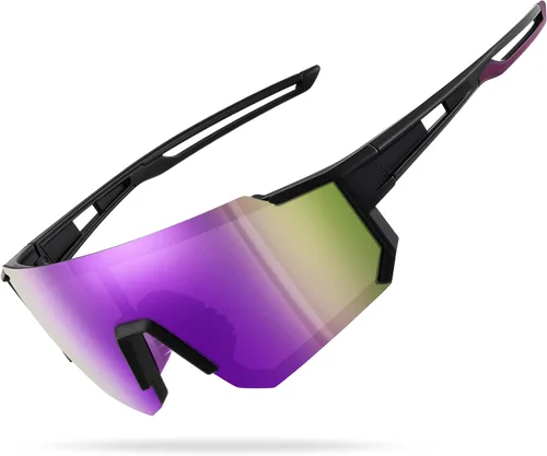 Vista 27 de Gafas de sol polarizadas deportivas para hombres y mujeres, gafas de sol para pesca, ciclismo, bicicleta de montaña, béisbol con protección UV