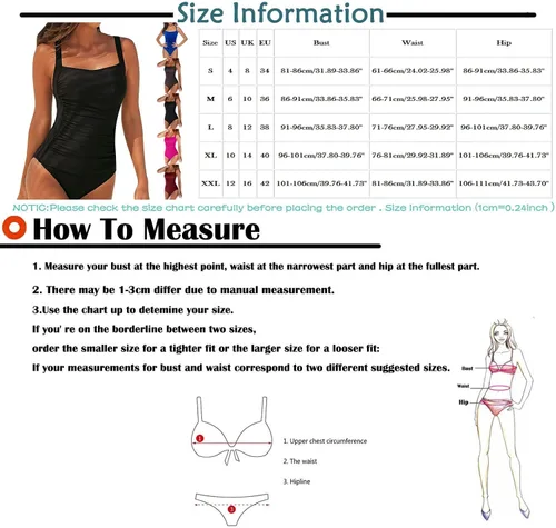 Vista 3 de Women's Ruched Elegant Solid One-Piece Swimsuit Sleeveless Tummy Control Beach Monokini Swimwear Bathing Suit
