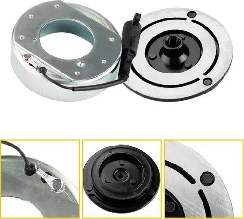Vista 8 de PHILTOP Embrague del compresor de CA, kit de embrague del compresor de CA, bobina de polea apta para 2002 2003 2004 2005 2006 2007 2008 MINI COOPER