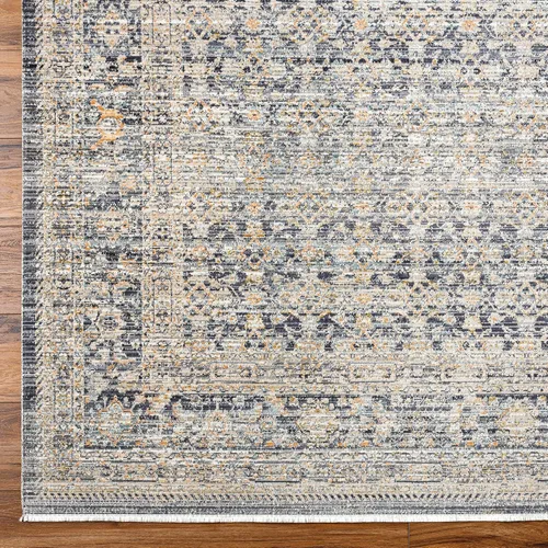 Vista 8 de Livabliss x Becki Owens Margaret Alfombra de Pasillo Vintage Lavable para Exteriores, 2'7" x 7'3", Gris/Carbón, (7' y menos)