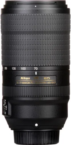 Vista 4 de Nikon AF-P NIKKOR 2.756-11.811 in f/4.5-5.6E ED VR Lente de cámara digital Slr con zoom fijo, color negro