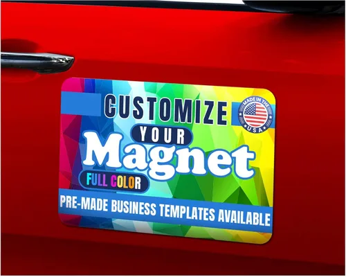 Vista 13 de Magnet Me Up Calcomanía magnética personalizable con texto personalizado, diseña tu propio imán de automóvil, 3 x 10 pulgadas, para negocios Solo