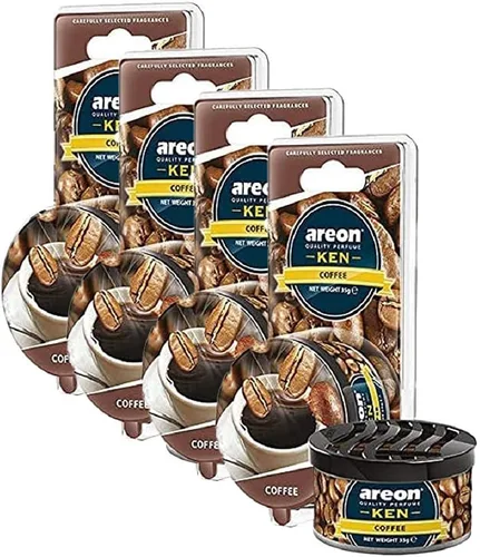 Vista 13 de AREON Ken Ambientador para automóvil, aroma a manzana y cinnamon, fragancia de larga duración, desodorante fragante portátil con salida de olor