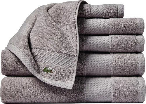 Vista 63 de Lacoste Heritage - Sábana de baño de 100 % algodón Supima, aloe, 35" x 70", altamente absorbente y de secado rápido, toalla de baño súper suave
