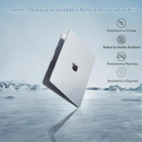 Vista 6 de MOSISO Compatible con MacBook Neo Case 13 pulgadas 2026 A3404 A18 Pro Chip Carcasa rígida ultradelgada para instalación rápida, resistente a grietas