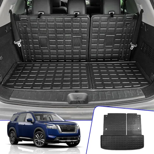 Vista 22 de Rongtaod Alfombrilla de carga y respaldo para Jeep Grand Cherokee L 2021