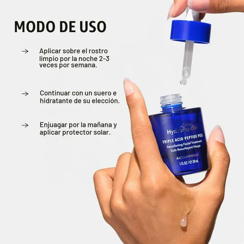 Vista 4 de HydroPeptide Peeling de péptido triple ácido, tratamiento