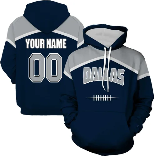 Vista 16 de Sudaderas con capucha personalizadas para hombre, regalos para fanáticos de la ciudad del fútbol, para mujeres, hombres, jóvenes, con nombre y número