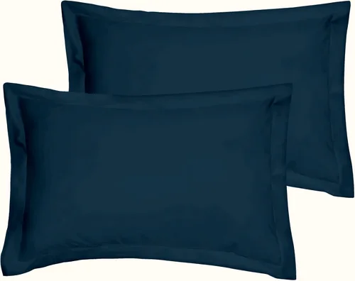 Vista 17 de Kotton Culture Juego de 2 fundas de almohada estándar de 20 x 26 pulgadas, fundas de almohada decorativas, 100% algodón egipcio de 600 hilos