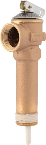 Vista 9 de Cash Acme Válvula de alivio de temperatura y presión NCLX-5L de 3/4 pulgadas, empuje para conectar accesorios de plomería de latón, cobre, tubo