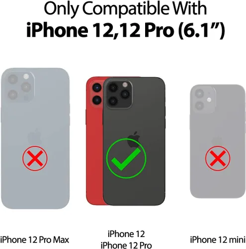 Vista 2 de GOOSPERY Funda para iPhone 12 Pro, silicona y plástico con forro de microfibra suave (negro)