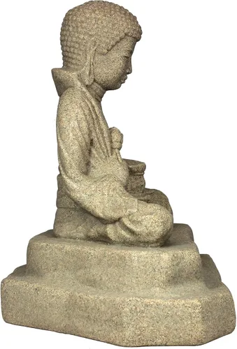 Vista 35 de Emsco Group 92246 Estatua de niño soñando despierto – Aspecto natural – Hecha de resina – Ligera – 40 cm de altura para jardín, BRONCE