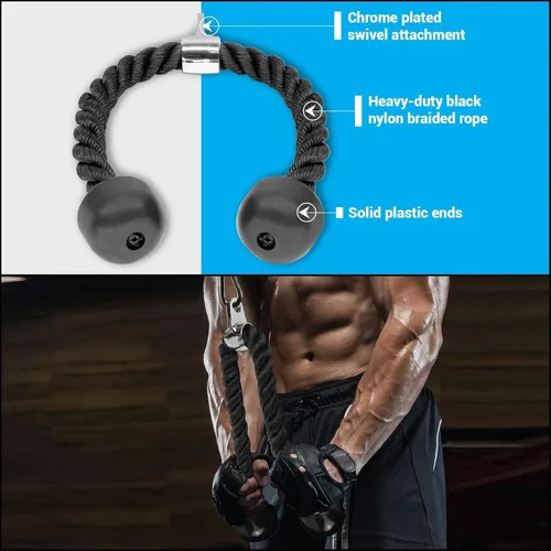 Vista 5 de A2ZCARE Accesorios para máquinas de cables para levantamiento de pesas, accesorio desplegable LAT, accesorios de cable para gimnasio