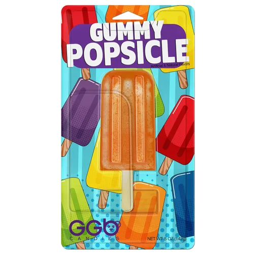 Vista 6 de Paleta de gomita: un regalo genial con una variedad de opciones de sabor, por GGB Candies (frambuesa azul, paquete de 2)