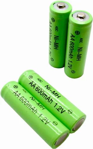 Vista 3 de ASC Pilas recargables AA Ni-MH de luz solar (paquete de 12) (AA 400 mAh)