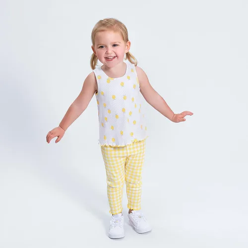 Vista 6 de Gerber Paquete de 3 camisetas sin mangas para niñas