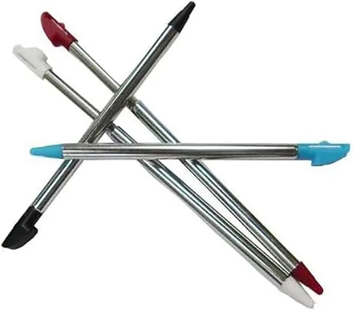 Vista 4 de OSTENT Adjustable Metal Game Touch Stylus Pen for Nintendo 3DSLLXL Console Pack of 4