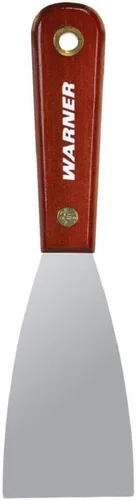 Vista 5 de Warner Manufacturing Warner Tool 627 Cuchillo de masilla Full Flex de 1-1/2", acero al carbono, mango de palisandro, multicolor