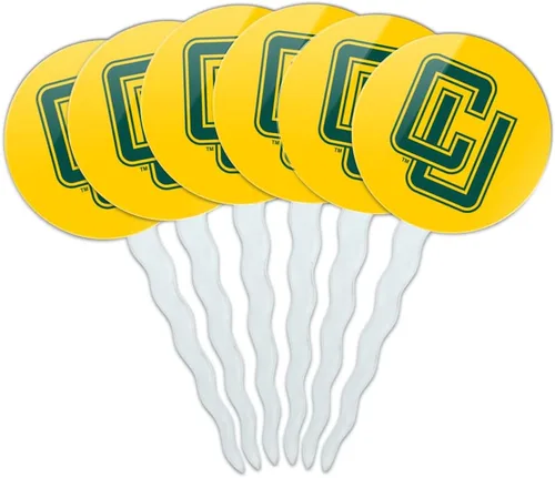 Vista 286 de Abilene Christian - Juego de 6 palillos para cupcakes con logotipo secundario