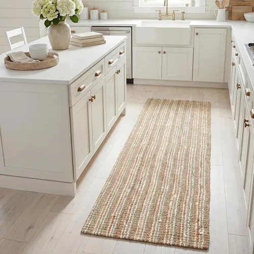 Vista 14 de SAFAVIEH Alfombra 2x3 - Colección de fibra natural - Marrón, yute hecho a mano, estilo granja, textura gruesa de pelo grueso (NF447D)