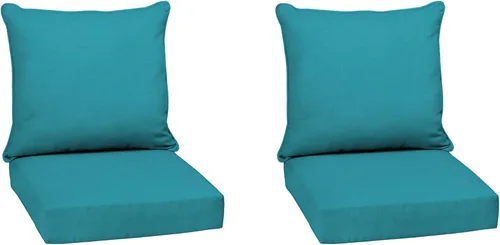 Vista 13 de Arden Outdoor Deep Seat Cushion Set, 24x24, Aqua