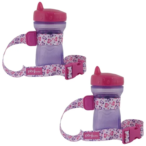 Vista 17 de PBnJ Baby SippyPal Sippy - Correa para portavasos (123, 2 unidades)