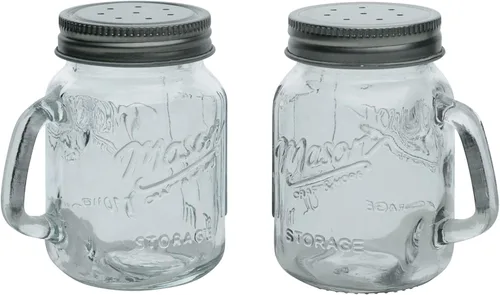 Vista 2 de Salero y pimentero Mason Jar