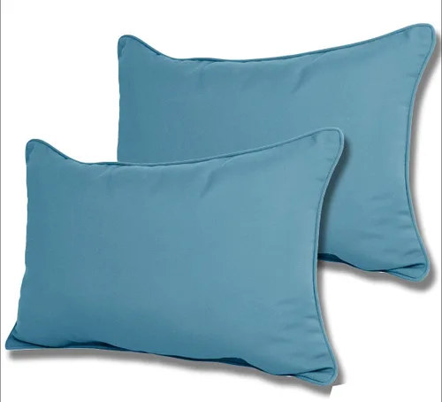 Vista 15 de Comfort Classics Sunbrella - Juego de 2 almohadas lumbares para exteriores e interiores (beige antiguo)