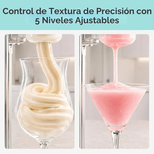 Vista 5 de Whynter Máquina de helado y granizado suave 7 en 1, 1.6 cuartos de galón Turquesa