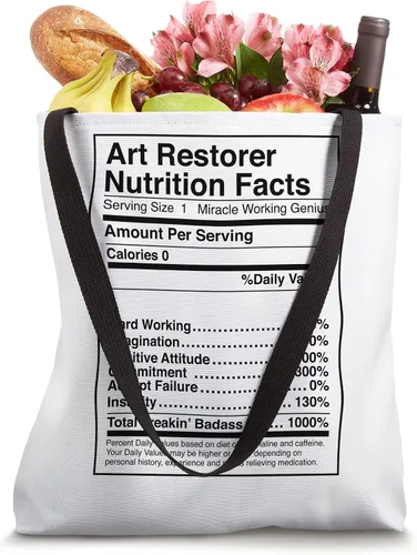 Vista 4 de Información nutricional de Art Restorer, bolsa de mano restauradora de arte