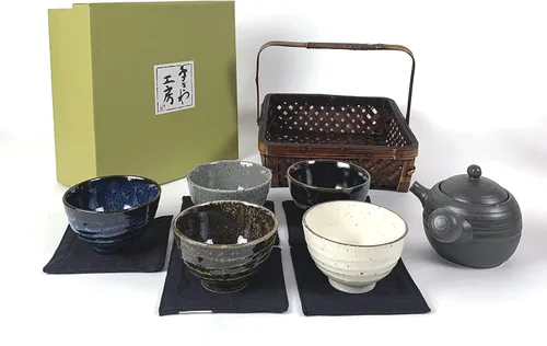 Vista 10 de JapanBargain 4701, juego de té japonés de porcelana para adultos, té chino asiático oriental estilo china, flor de cerezo, hecho en Japón (Sakura)