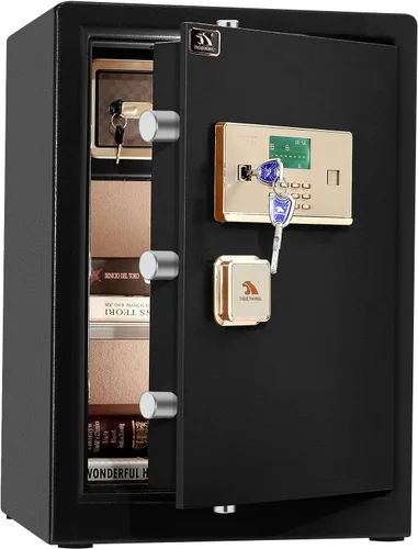 Vista 17 de TIGERKING Caja Fuerte Grande de Servicio Pesado, Caja Fuerte Digital de Seguridad para el Hogar de 3.47 Pies Cúbicos con Cerradura de Combinación